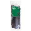 Commercial Electric 8 in. UV Cable Tie, Black (100-Pack)