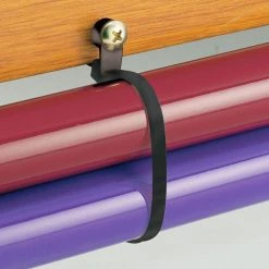 Commercial Electric 8 in. UV Mounting Tie, Black (100-Pack) -Commercial Electric Sales black commercial electric cable zip ties gtm 200stcb 31 1000