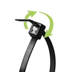Commercial Electric 8 in., 11 in. and 14 in. Assorted Twist and Cut Cable Ties, Black (300-Pack) -Commercial Electric Sales black commercial electric cable zip ties gtsc 300uv pk 4f 1000
