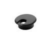Commercial Electric 1-1/2 in. Furniture Hole Cover, Black -Commercial Electric Sales black commercial electric cord covers cover bk 1 5 64 1000
