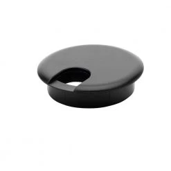 Commercial Electric 2-1/2 in. Furniture Hole Cover, Black
