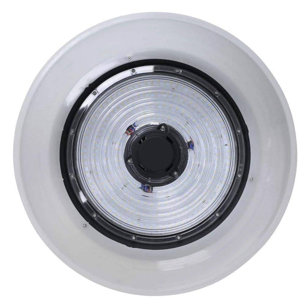 Commercial Electric 16 in. 750-Watt Equivalent Integrated LED Dimmable Black High Bay Light 5000K 6 Commercial Electric 16 in. 750-Watt Equivalent Integrated LED Dimmable Black High Bay Light 5000K - Image 4