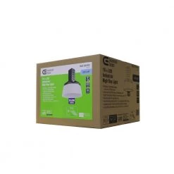 Commercial Electric 16 in. 750-Watt Equivalent Integrated LED Dimmable Black High Bay Light 5000K 14 Commercial Electric 16 in. 750-Watt Equivalent Integrated LED Dimmable Black High Bay Light 5000K -Commercial Electric Sales black commercial electric high bay lights hl nhb270 np09b 66 1000