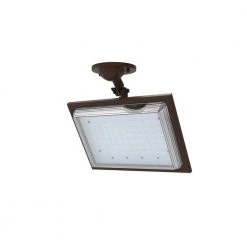 Commercial Electric 46-Watt Bronze Outdoor Integrated LED Street Lamp Flood Light with Dusk to Dawn Control -Commercial Electric Sales bronze commercial electric flood lights dw8899abz b 1f 1000