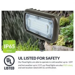 Commercial Electric 30W Line Voltage Bronze Integrated Outdoor LED Wall Wash Light with Adjustable Mounting Bracket for Landscape Lighting 16 Commercial Electric 30W Line Voltage Bronze Integrated Outdoor LED Wall Wash Light with Adjustable Mounting Bracket for Landscape Lighting -Commercial Electric Sales bronze commercial electric landscape flood lights ceww30brz 66 1000