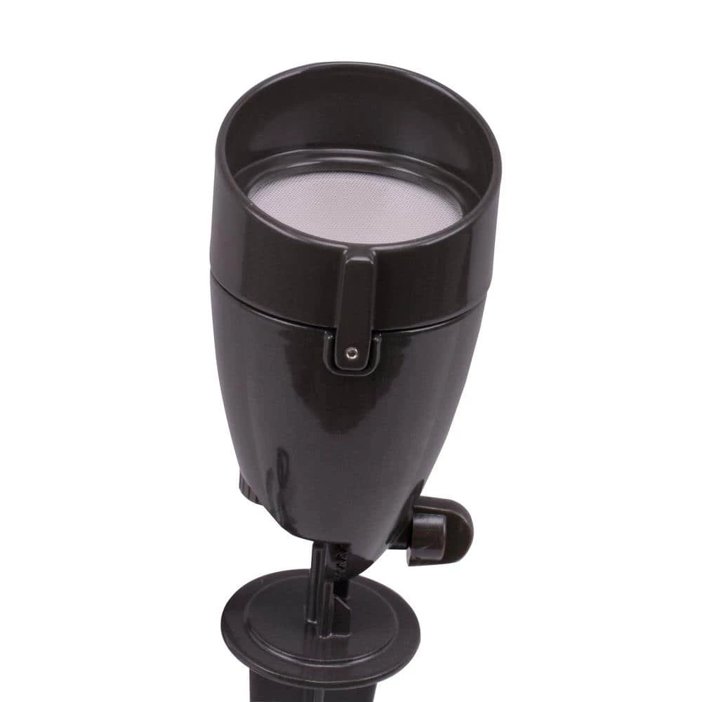 Commercial Electric 14-Watt 1100 Lumens Line Voltage Bronze LED Landscape Flood Light with Spike Plug 7 Commercial Electric 14-Watt 1100 Lumens Line Voltage Bronze LED Landscape Flood Light with Spike Plug - Image 5