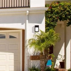 Commercial Electric Commercial 100-Watt Equivalent Integrated LED Bronze Outdoor Wall Pack Over Door Light, 1500 Lumens -Commercial Electric Sales bronze commercial electric wall pack lights prwx15 v pc 4k bz 1f 1000