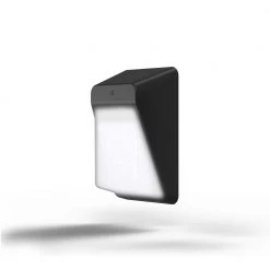 Commercial Electric Commercial 100-Watt Equivalent Integrated LED Bronze Outdoor Wall Pack Over Door Light, 1500 Lumens