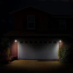 Commercial Electric Commercial 100-Watt Equivalent Integrated LED Bronze Outdoor Wall Pack Over Door Light, 1500 Lumens -Commercial Electric Sales bronze commercial electric wall pack lights prwx15 v pc 4k bz 77 1000