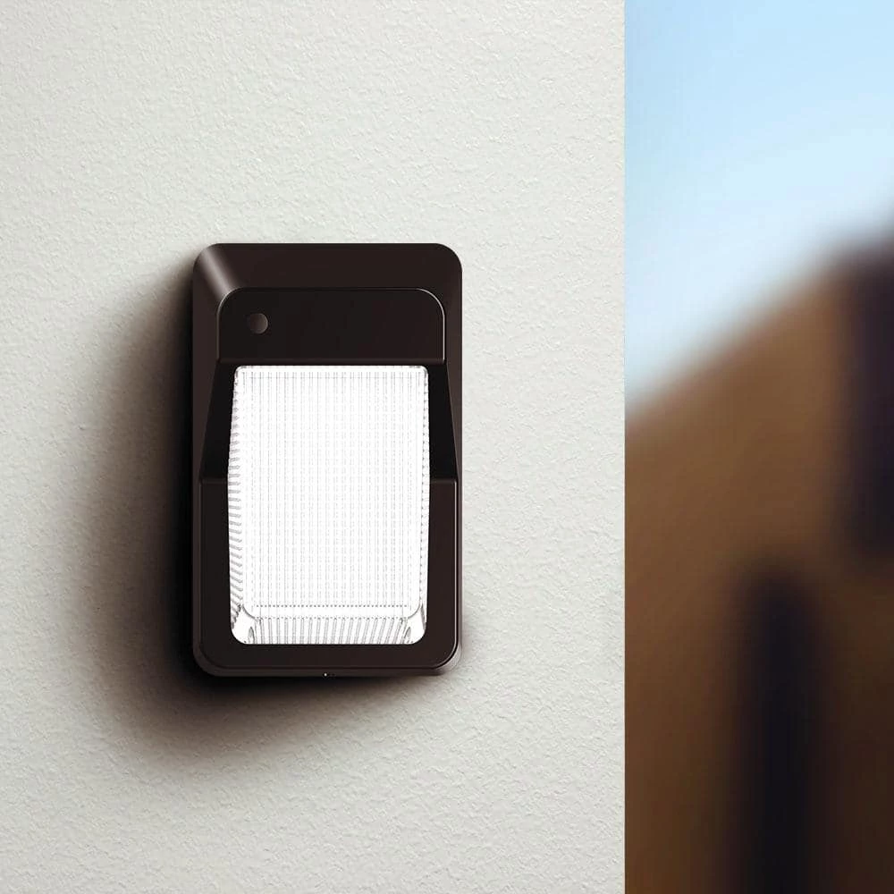 Commercial Electric Commercial 200-Watt Equivalent Integrated LED Bronze Outdoor Vertical Wall Pack Over Door Light, 3000 Lumens 6 Commercial Electric Commercial 200-Watt Equivalent Integrated LED Bronze Outdoor Vertical Wall Pack Over Door Light, 3000 Lumens - Image 4