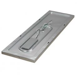 Commercial Electric 48 in. x 15 in. Low Profile Brushed Nickel Color Selectable LED Flush Mount Ceiling Light w/Night Light Feature -Commercial Electric Sales brushed nickel 4x15 commercial electric flush mount lights 56702113 1d 1000