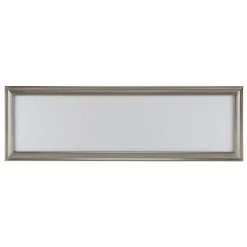 Commercial Electric 48 in. x 15 in. Low Profile Brushed Nickel Color Selectable LED Flush Mount Ceiling Light w/Night Light Feature -Commercial Electric Sales brushed nickel 4x15 commercial electric flush mount lights 56702113 a0 1000