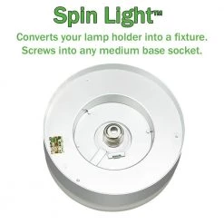 Commercial Electric Spin Light 7 in. Closet Light LED Flush Mount Ceiling Light w/ Pull Chain Brushed Nickel Accent Clothes Closet Rated -Commercial Electric Sales brushed nickel accent commercial electric flush mount lights 565901110 40 1000