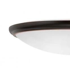 Commercial Electric 14 in. Brushed Nickel and Oil-Rubbed Bronze Selectable Integrated LED Flush Mount with Interchangeable Trim -Commercial Electric Sales brushed nickel and oil rubbed bronze commercial electric flush mount lights ca8aa022fr125 a0 1000