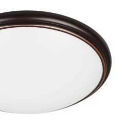 Commercial Electric 14 in. Brushed Nickel and Oil-Rubbed Bronze Selectable Integrated LED Flush Mount with Interchangeable Trim -Commercial Electric Sales brushed nickel and oil rubbed bronze commercial electric flush mount lights ca8aa022fr125 fa 1000