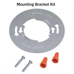 Commercial Electric 13 in. Color Selectable LED Flush Mount Ceiling Light w/ Night Light Optional White and Brushed Nickel Trim Rings -Commercial Electric Sales brushed nickel commercial electric flush mount lights 56584191 1d 1000