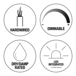 Commercial Electric 11 in. 120-Watt Equivalent Brushed Nickel 2700K CCT LED Ceiling Light Flush Mount with Frosted White Glass Shade 13 Commercial Electric 11 in. 120-Watt Equivalent Brushed Nickel 2700K CCT LED Ceiling Light Flush Mount with Frosted White Glass Shade -Commercial Electric Sales brushed nickel commercial electric flush mount lights hb1022c 35 40 1000