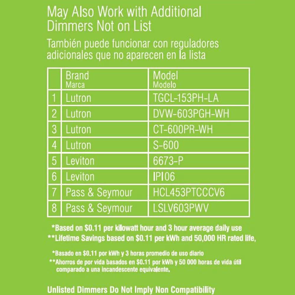 Commercial Electric 13 in. 180-Watt Equivalent Brushed Nickel Integrated LED Flush Mount with Frosted Glass Shade (2-Pack) 10 Commercial Electric 13 in. 180-Watt Equivalent Brushed Nickel Integrated LED Flush Mount with Frosted Glass Shade (2-Pack) - Image 8