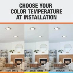 Commercial Electric 13 in. Brushed Nickel Selectable CCT Color Changing LED Round Ceiling Flush Mount Light Fixture (2-Pack) 16 Commercial Electric 13 in. Brushed Nickel Selectable CCT Color Changing LED Round Ceiling Flush Mount Light Fixture (2-Pack) -Commercial Electric Sales brushed nickel commercial electric flush mount lights jju3011l 2 bn c3 1000