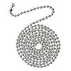 Commercial Electric 3 ft. Chrome Beaded Chain with Connector -Commercial Electric Sales chrome commercial electric ceiling fan pull chains 82405 64 1000