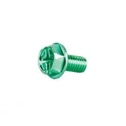 Commercial Electric Combination Thread Grounding Screw, Green (100-Pack)