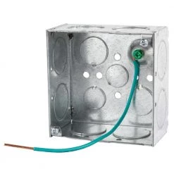 Commercial Electric 12 AWG Solid Grounding Pigtails with Screws, Green (5-Pack) -Commercial Electric Sales commercial electric accessories gp128 5 31 1000