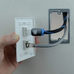 Commercial Electric Female to Female F-Connector, White (10-Pack) -Commercial Electric Sales commercial electric cable connectors 5010 wh 10 4f 1000