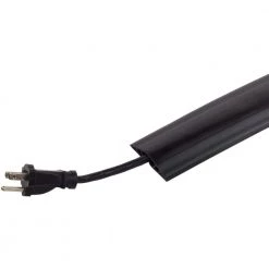 Commercial Electric 15 ft. PVC Floor Cord Protector in Black