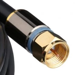 Commercial Electric 15 ft. RG-6 Coaxial Cable - Black -Commercial Electric Sales commercial electric coaxial cables y278901 40 1000