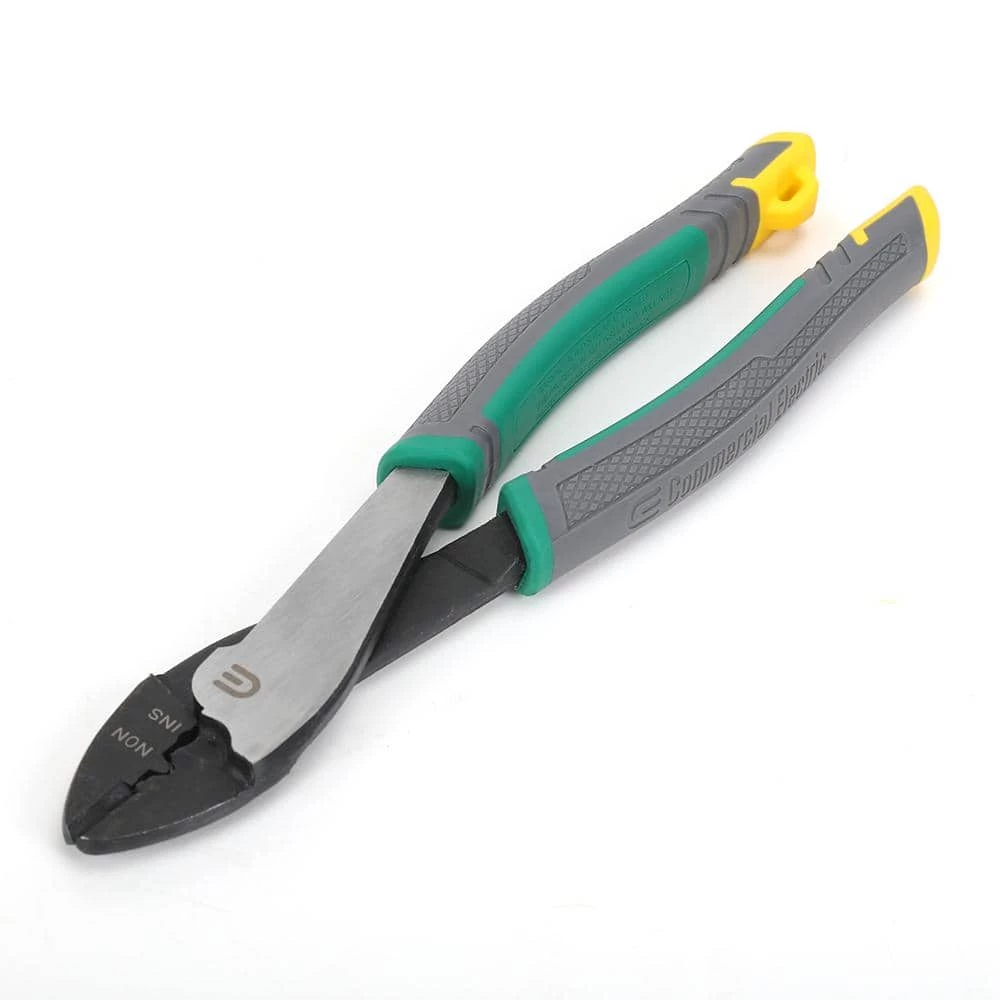 Commercial Electric 9-3/4 in. Crimping Tool and Cutter 4 Commercial Electric 9-3/4 in. Crimping Tool and Cutter - Image 2