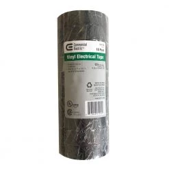 Commercial Electric 7 mil Vinyl Electrical Tape - Black (10-Pack)