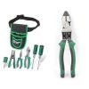 Commercial Electric 7-Piece Electrician's Tool Set with Pouch and 9 in. High-Leverage Multi-Purpose Linesman Pliers -Commercial Electric Sales commercial electric electrician s lineman s pliers ce121101t 64 1000