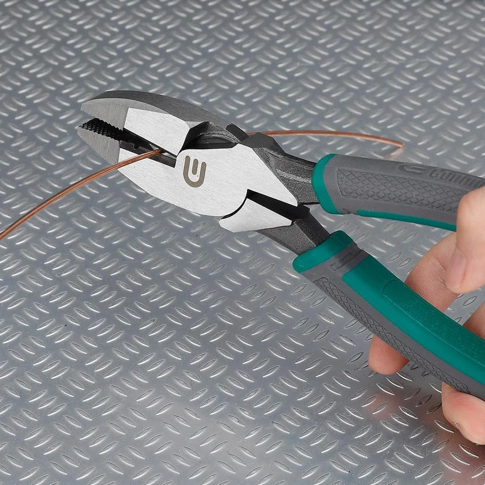 Commercial Electric 9 in. High Leverage Wire Cutting Pliers with Tape Puller 13 Commercial Electric 9 in. High Leverage Wire Cutting Pliers with Tape Puller - Image 11