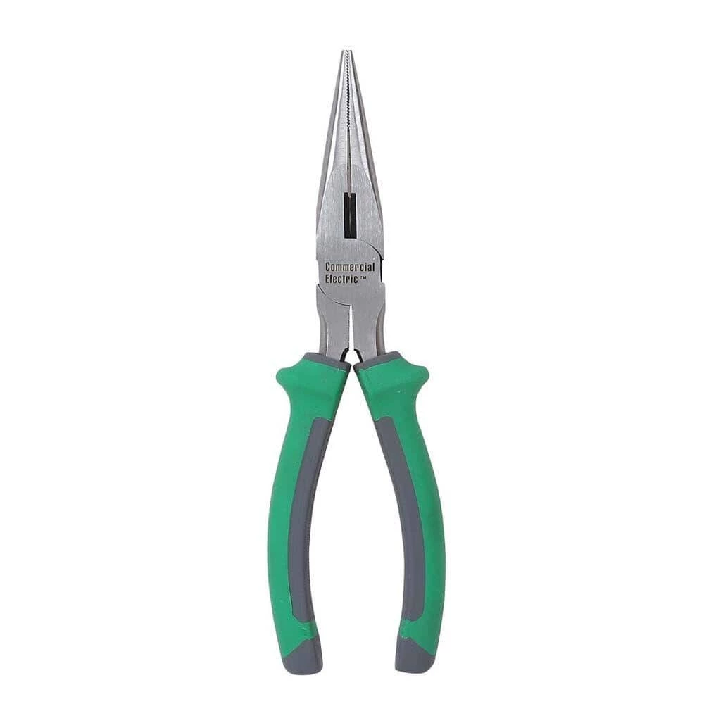 Commercial Electric 8 in. Long-Nose Pliers 3 Commercial Electric 8 in. Long-Nose Pliers