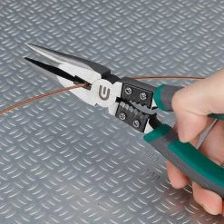 Commercial Electric 8 in. Long Nose Pliers and Stripper -Commercial Electric Sales commercial electric electrician s needle nose pliers ce190203 31 1000