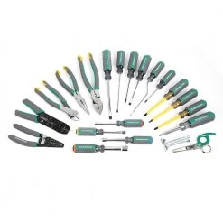 Commercial Electric 22-Piece Electrician's Tool Set -Commercial Electric Sales commercial electric electricians tool sets ce180607 4f 1000