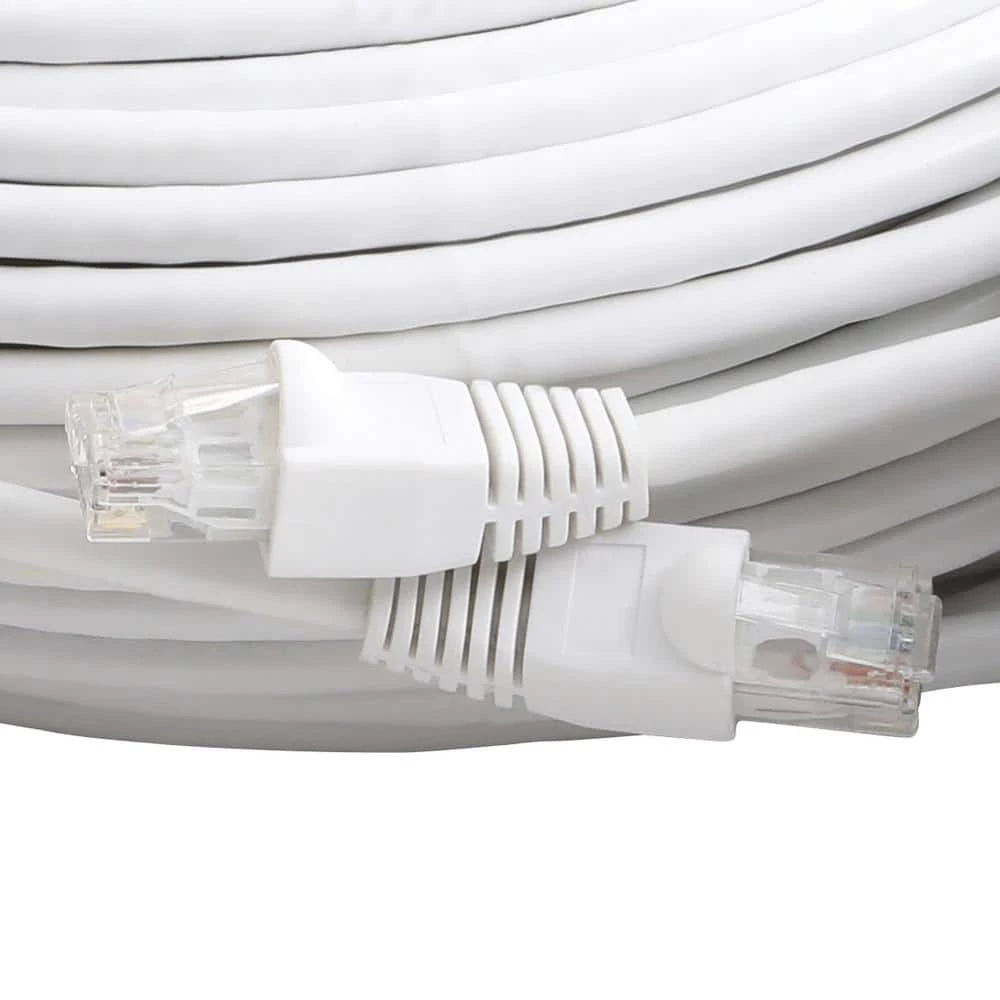 Commercial Electric 150 ft. CAT6 Ethernet Cable in White 5 Commercial Electric 150 ft. CAT6 Ethernet Cable in White - Image 3