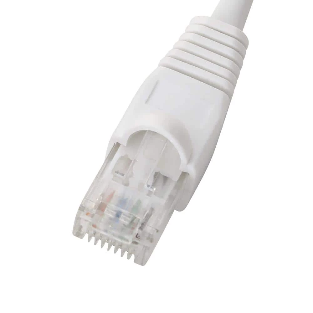 Commercial Electric 150 ft. CAT6 Ethernet Cable in White 4 Commercial Electric 150 ft. CAT6 Ethernet Cable in White - Image 2