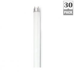 Commercial Electric 32-Watt Linear T8 Fluorescent Tube Light Bulb Cool White (30-Pack) -Commercial Electric Sales commercial electric fluorescent tube lights f32t8 841 1d 1000