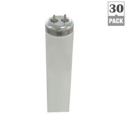 Commercial Electric 40-Watt T12 Linear Fluorescent Tube Light Bulb Cool White (30-Pack) -Commercial Electric Sales commercial electric fluorescent tube lights f40t12 941 1d 1000