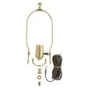 Commercial Electric Brass DIY Make-A-Lamp Kit with 3-Way Turn Knob Lamp Socket -Commercial Electric Sales commercial electric lamp sockets 81585 64 1000