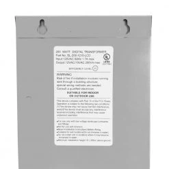 Commercial Electric Low Voltage 200-Watt Stainless Steel Landscape Transformer -Commercial Electric Sales commercial electric outdoor lighting accessories sl 200 1215 lcd 1f 1000