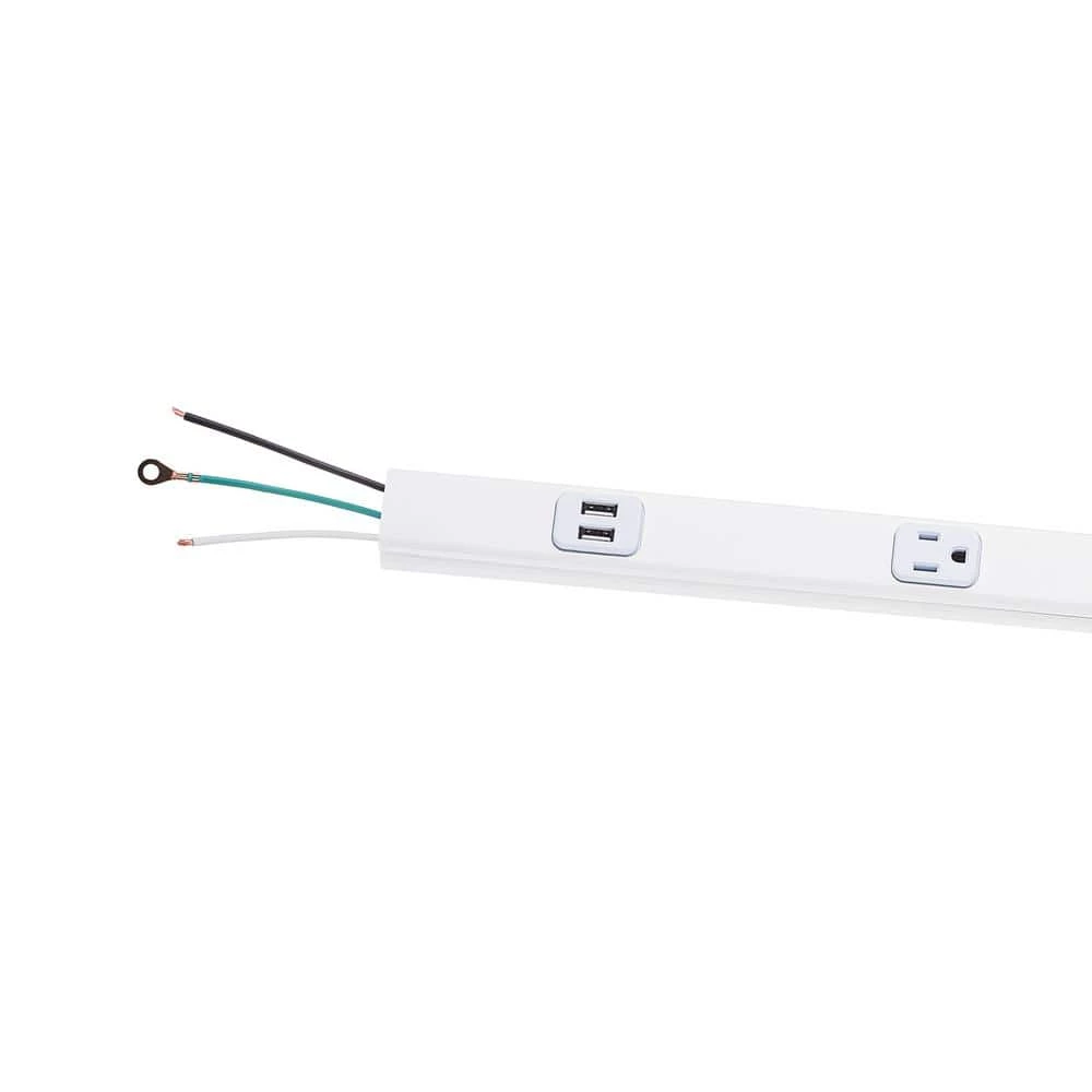 Commercial Electric 6-Outlet 2 USB Power Strip without Cord 5 Commercial Electric 6-Outlet 2 USB Power Strip without Cord - Image 3