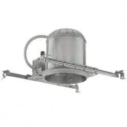 Commercial Electric 6 in. Aluminum New Construction IC Rated Recessed Can Airtight Housing (6-Pack)