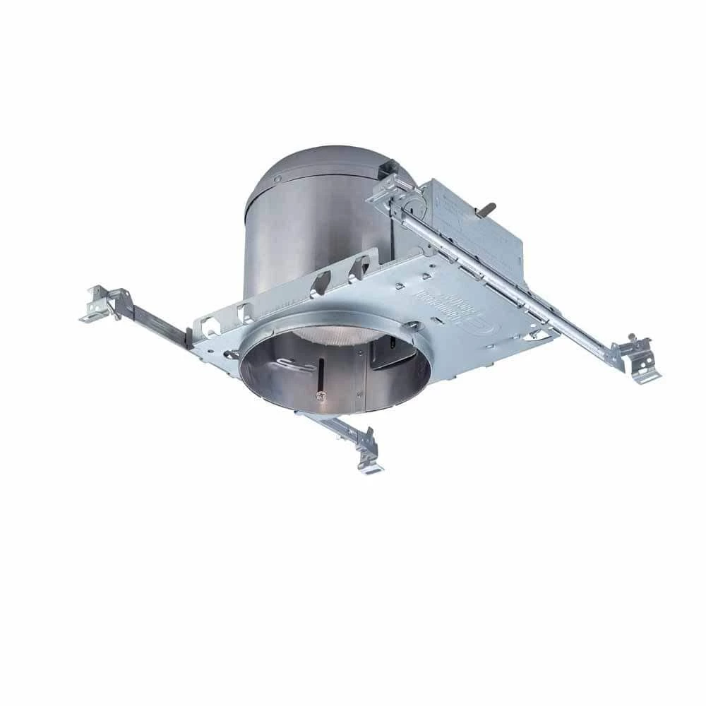 Commercial Electric 6 in. Aluminum New Construction IC Rated Recessed Can Airtight Housing (6-Pack) 4 Commercial Electric 6 in. Aluminum New Construction IC Rated Recessed Can Airtight Housing (6-Pack) - Image 2