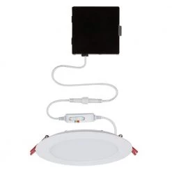 Commercial Electric Ultra Slim High Lumen 6 in. Selectable CCT New Construction and Remodel Integrated LED Recessed Lighting Kit -Commercial Electric Sales commercial electric recessed lighting kits 91461 40 1000