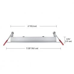Commercial Electric True Baffle High Lumen 6 in. Selectable CCT New Construction and Remodel Integrated LED Recessed Lighting Kit -Commercial Electric Sales commercial electric recessed lighting kits 91463 76 1000