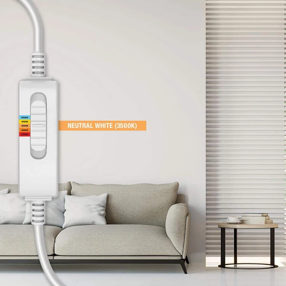 Commercial Electric Ultra Slim 6 in. Color Selectable New Construction and Remodel Canless Recessed Integrated LED Kit (4-Pack) 8 Commercial Electric Ultra Slim 6 in. Color Selectable New Construction and Remodel Canless Recessed Integrated LED Kit (4-Pack) - Image 6