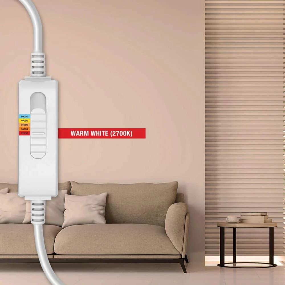 Commercial Electric Ultra Slim 6 in. Color Selectable New Construction and Remodel Canless Recessed Integrated LED Kit (4-Pack) 10 Commercial Electric Ultra Slim 6 in. Color Selectable New Construction and Remodel Canless Recessed Integrated LED Kit (4-Pack) - Image 8