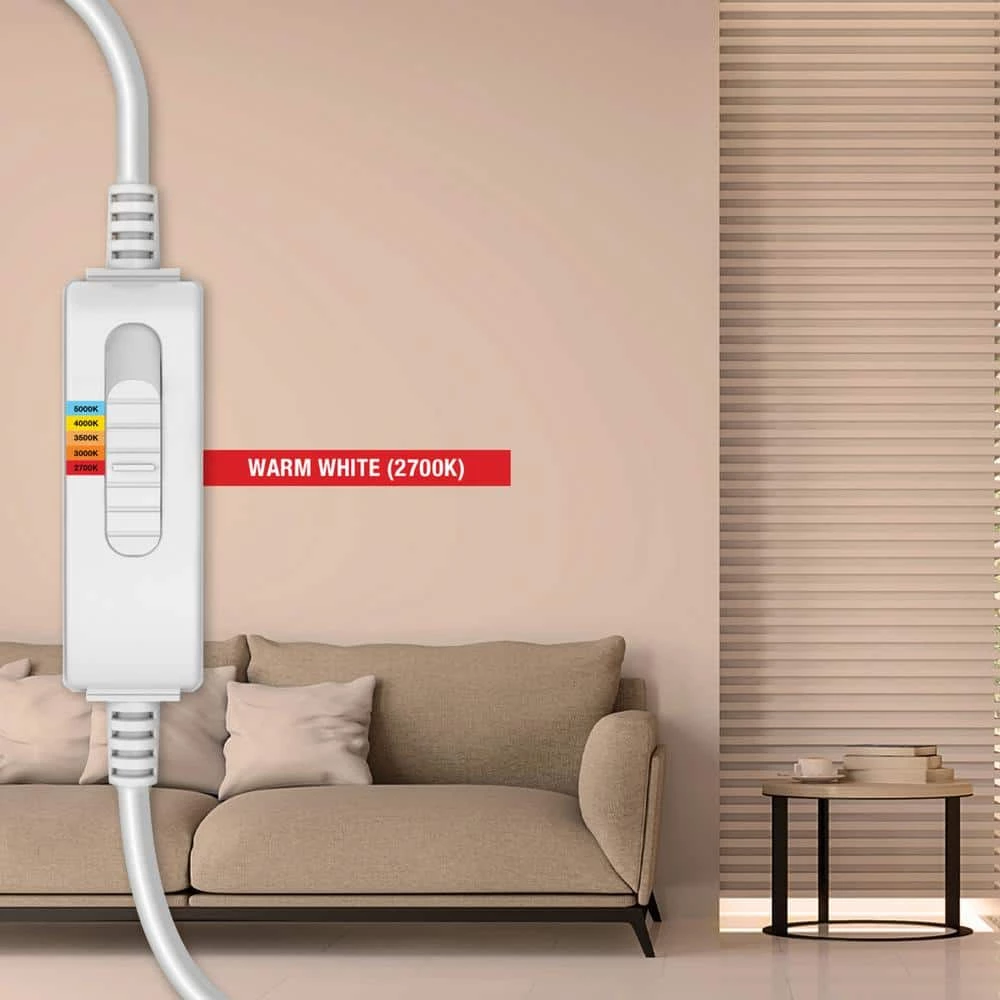 Commercial Electric Slim Baffle 6 in. Color Selectable New Construction and Remodel Canless Recessed Integrated LED Kit (4-Pack) 11 Commercial Electric Slim Baffle 6 in. Color Selectable New Construction and Remodel Canless Recessed Integrated LED Kit (4-Pack) - Image 9